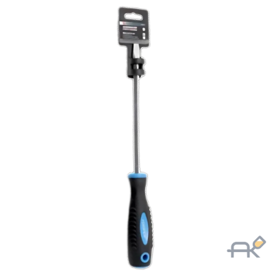 Отвертка шлицевая силовая магнитная SL8х150мм. на пластиковом держателе (F-7131508M)